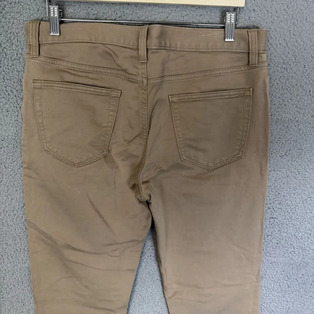 Banana Republic Pants Mens 34x32 Beige‎ Slim Fit Traveler Chino Straight Leg